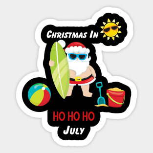 Christmas in July Sticker